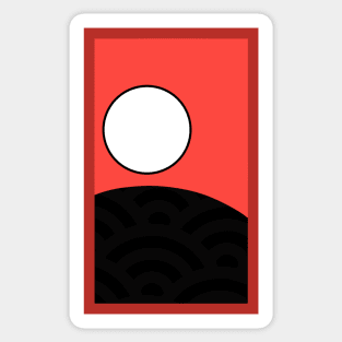 Hanafuda Full Moon Sticker